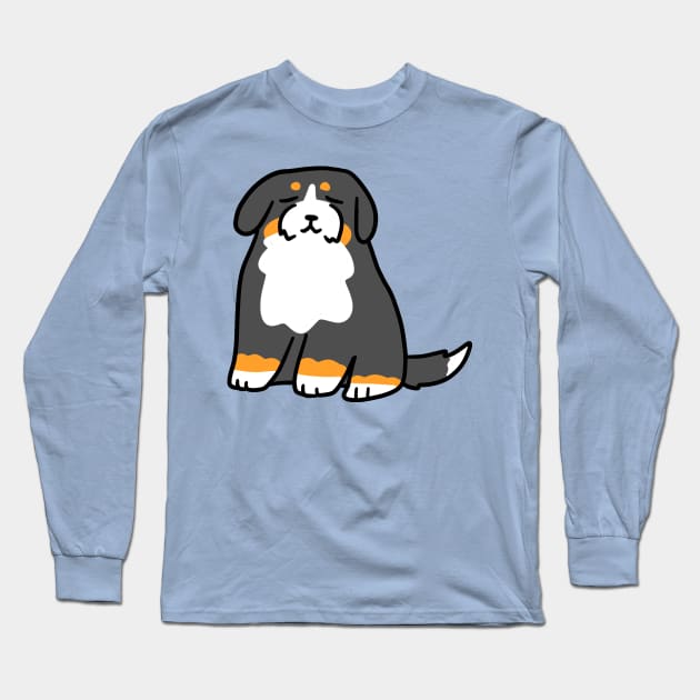 Sleepy Bernie Pup Long Sleeve T-Shirt by saradaboru